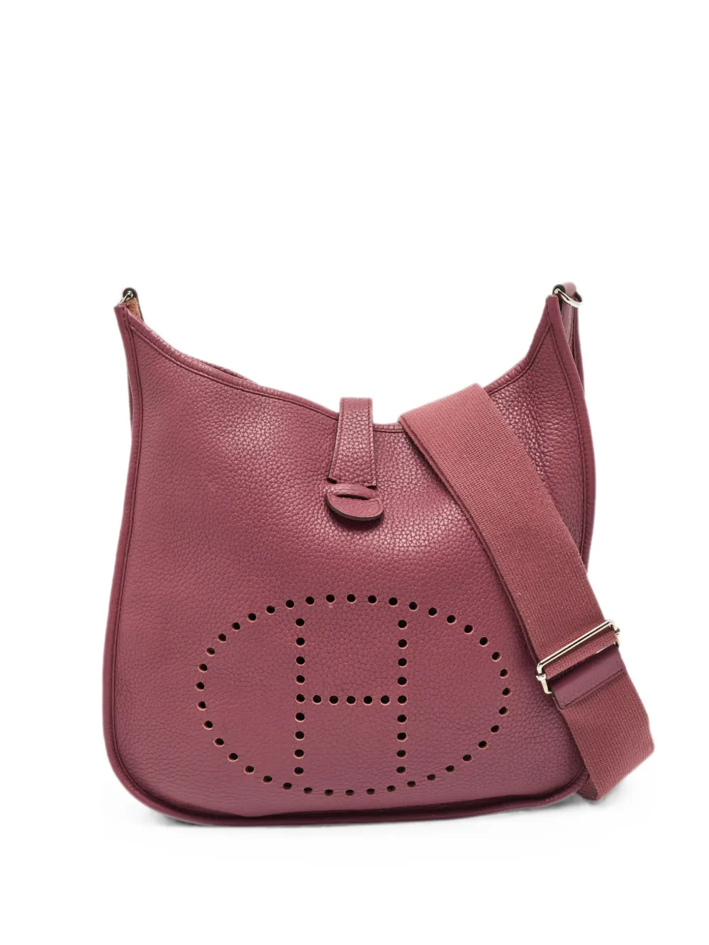 Hermès Pre-Owned GM Evelyne III perforated shoulder bag - Rosa