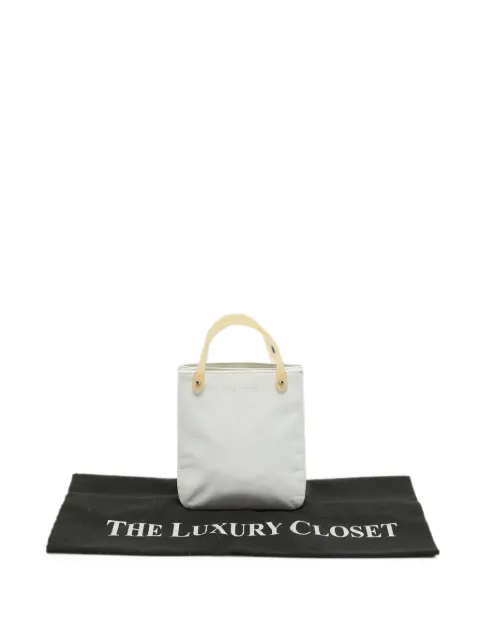 Jil Sander Pre-Owned mini rubber-handle tote bag