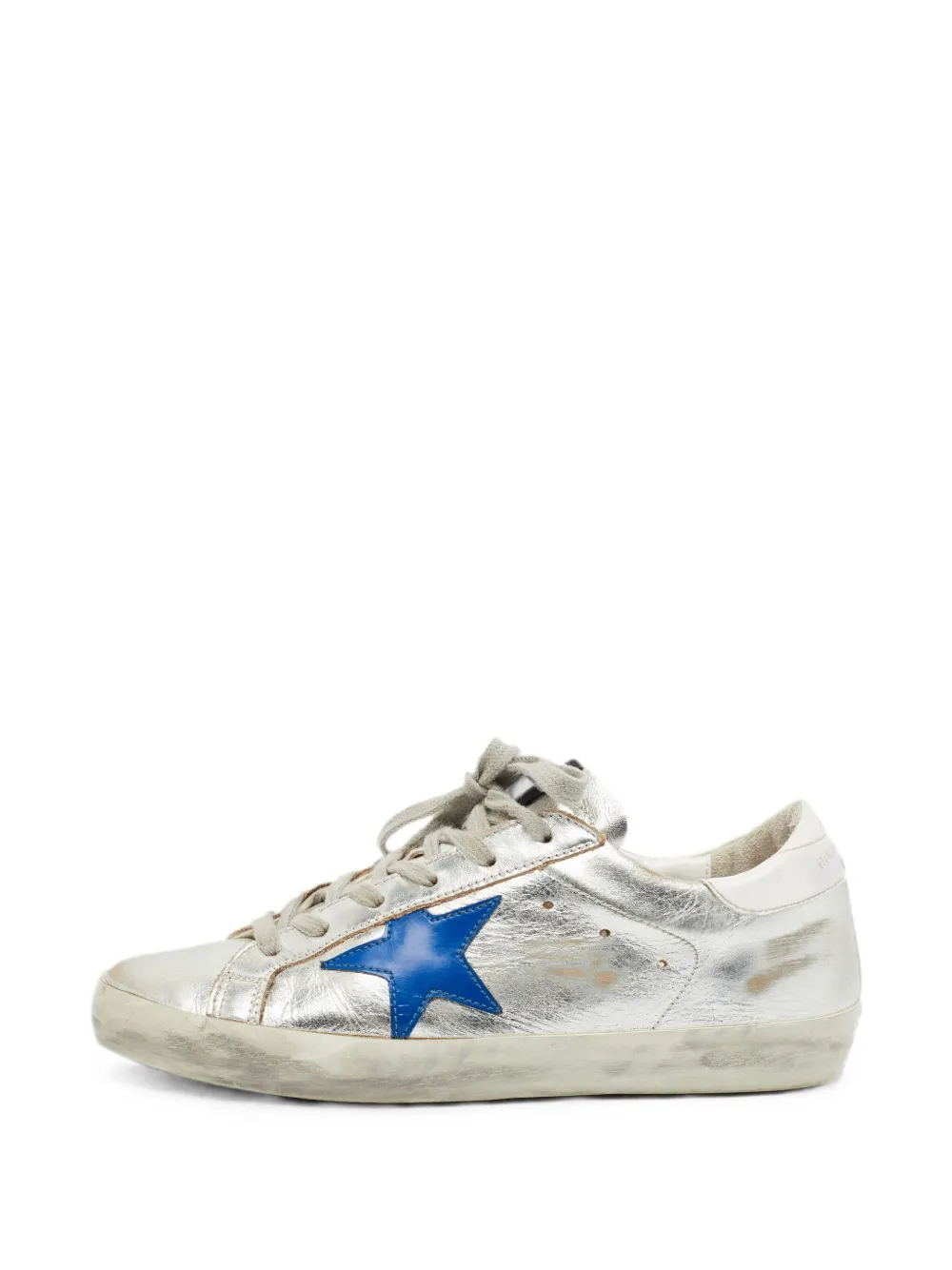 Golden Goose Super Star star-patch sneakers - Silber