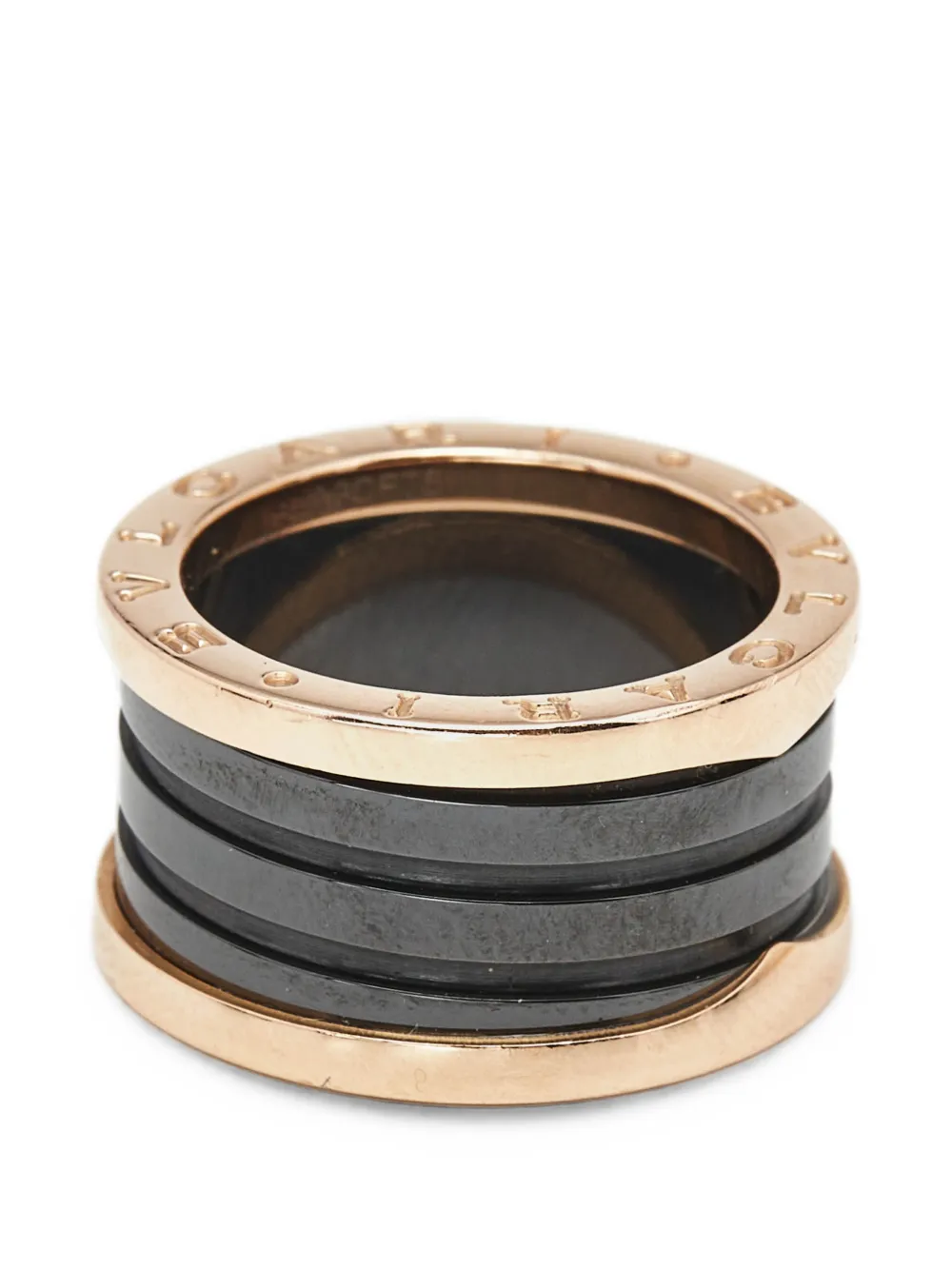 Bvlgari Pre-Owned B.Zero1 ceramic band ring - Rosa