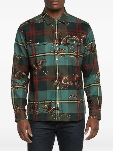 Polo Ralph Lauren Vintage classic-fit equestrian plaid-print shirt