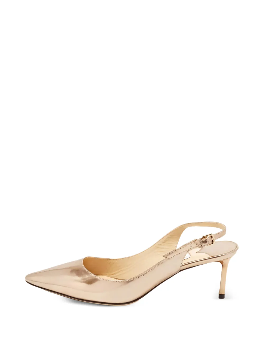 Jimmy Choo Pre-Owned Ray slingback pumps - Gold