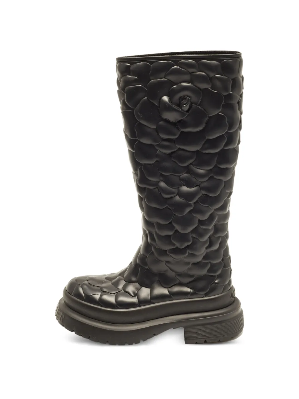 Valentino Garavani Pre-Owned Atelier 03 Rose Edition knee-length boots - Nero