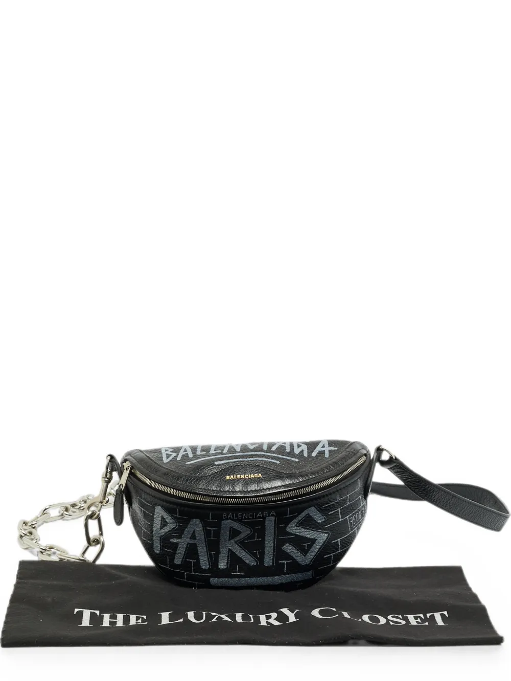 Balenciaga Pre-Owned Souvenir Graffiti belt bag - Schwarz