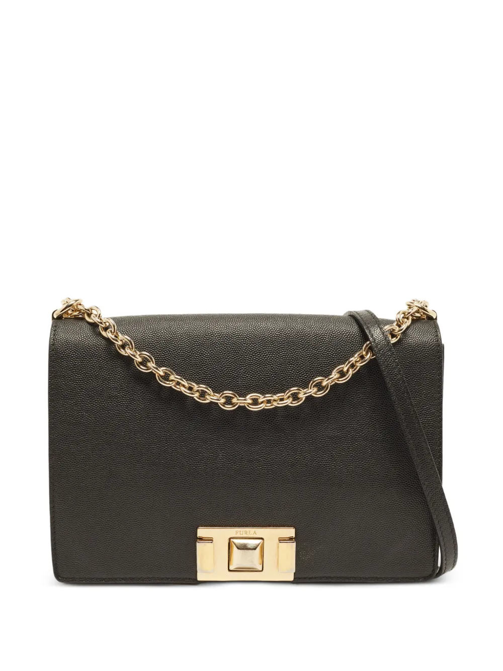 Furla Mimi turn-lock shoulder bag - Nero