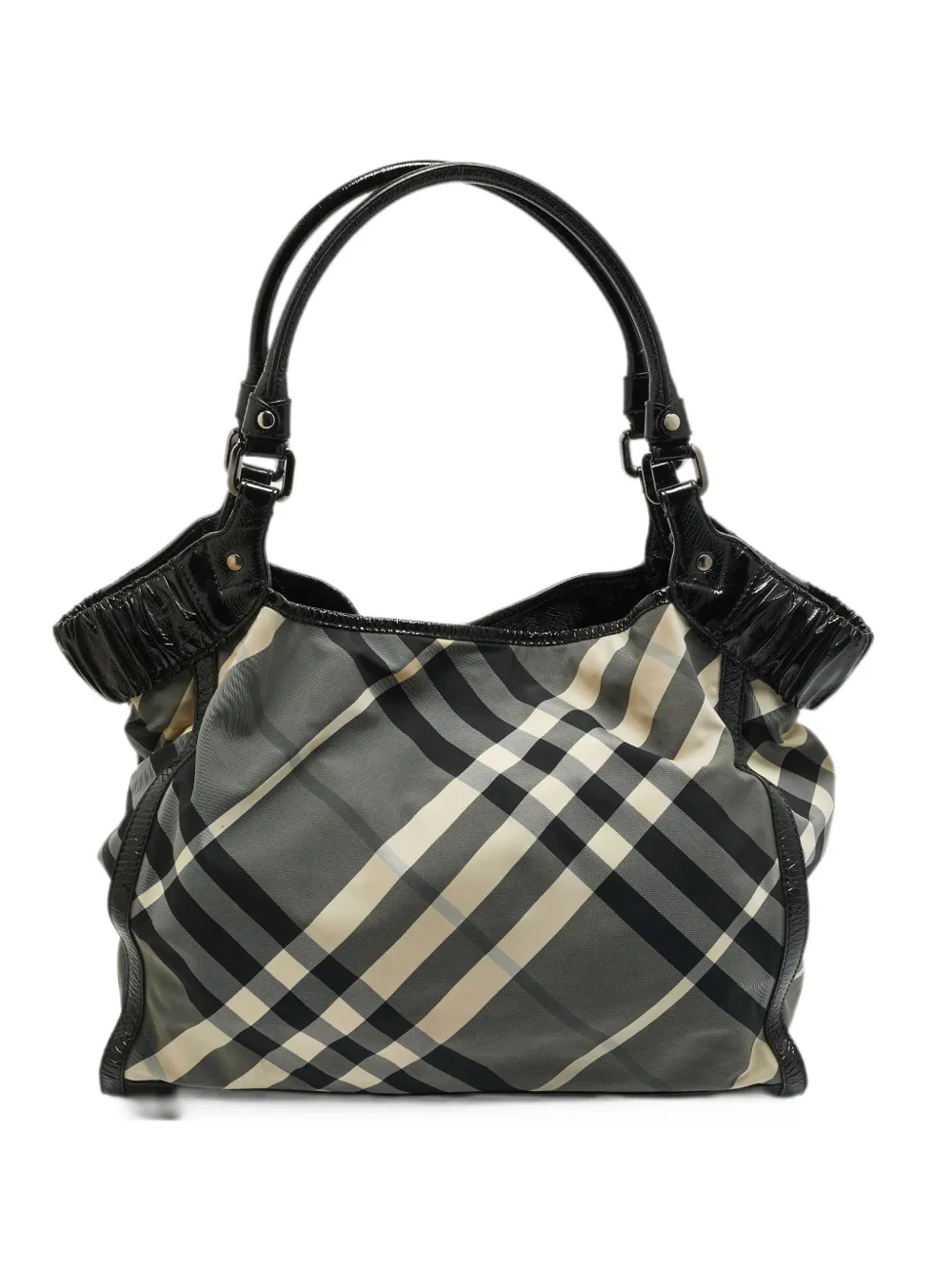 Burberry Pre-Owned Beat Check tote bag - Grau