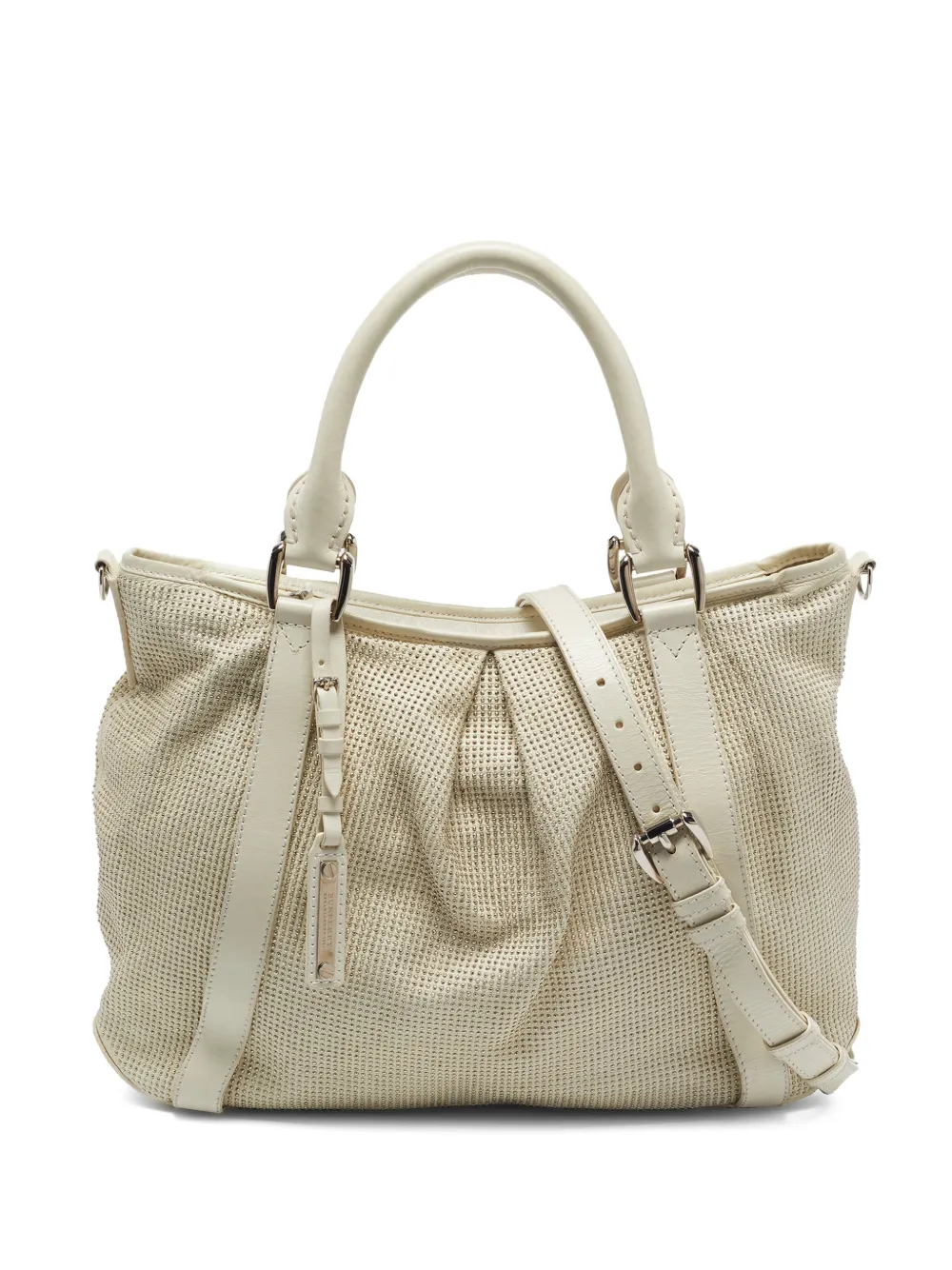 Burberry Pre-Owned Ashbury Knight satchel bag - White