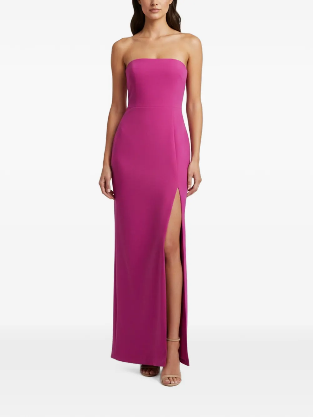 Solace London Zora strapless maxi dress - Rosa