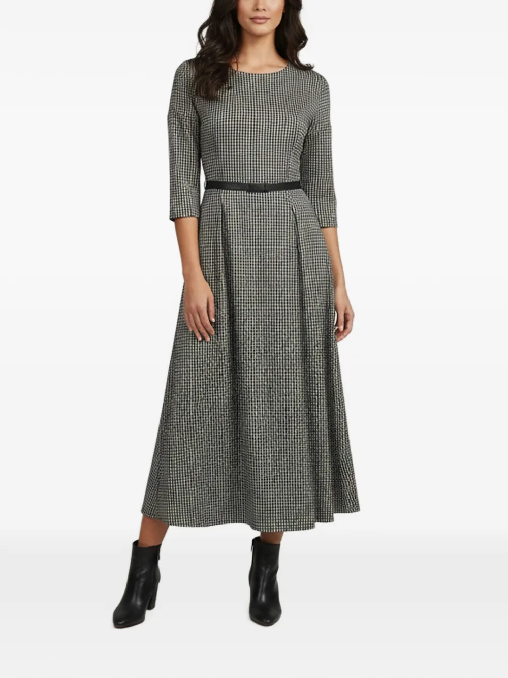 Weekend Max Mara Abito midi con cintura - Nero