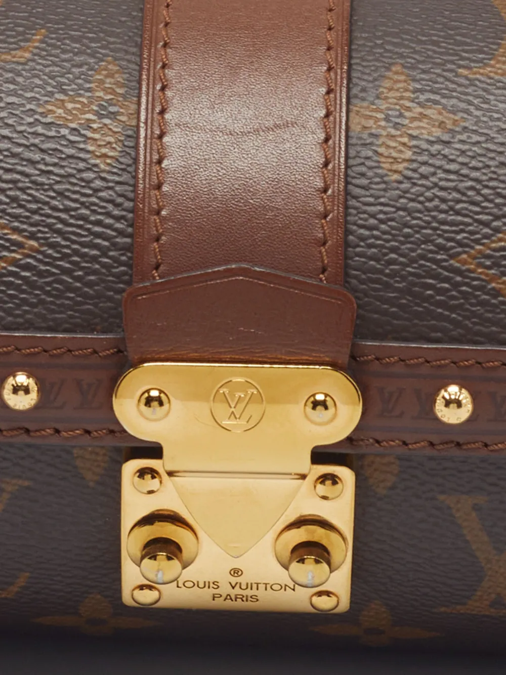 Louis Vuitton Pre-Owned Papillon Trunk Monogram canvas schoudertas Bruin