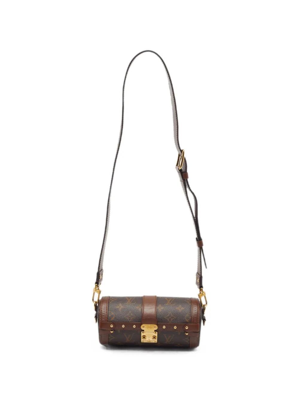 Louis Vuitton Pre-Owned Papillon Trunk Monogram canvas shoulder bag - Braun