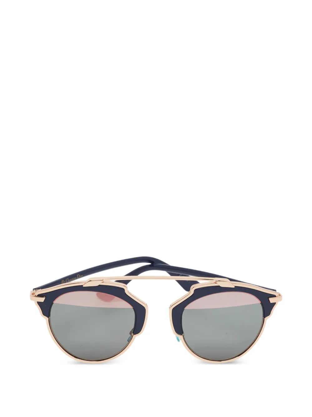 Christian Dior Pre-Owned lunettes de soleil SoReal1 à monture ronde - Bleu Christian Dior Pre-Owned lunettes de soleil SoReal1 à monture ronde - Bleu