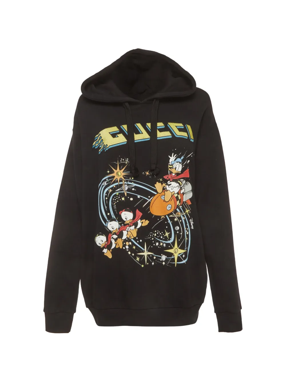 Gucci Pre-Owned x Disney 2021 Donald Duck hoodie - Nero