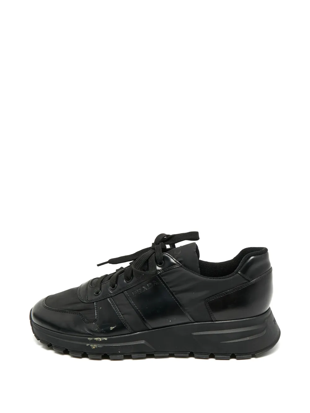 Prada Pre-Owned Prax 01 lace-up sneakers - Nero