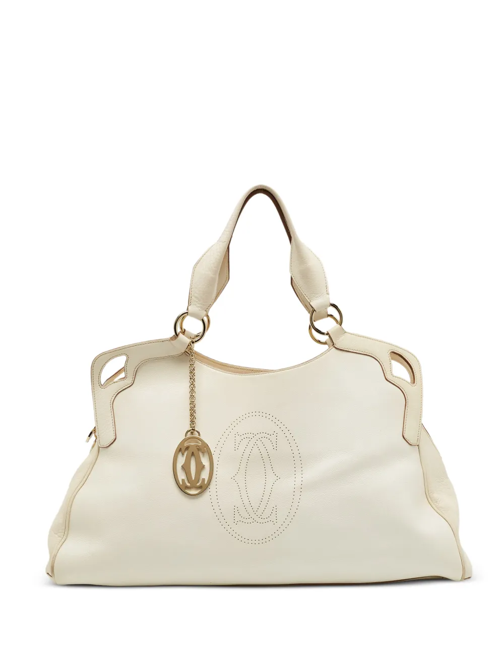 Cartier Marcello de Cartier perforated satchel bag - Bianco
