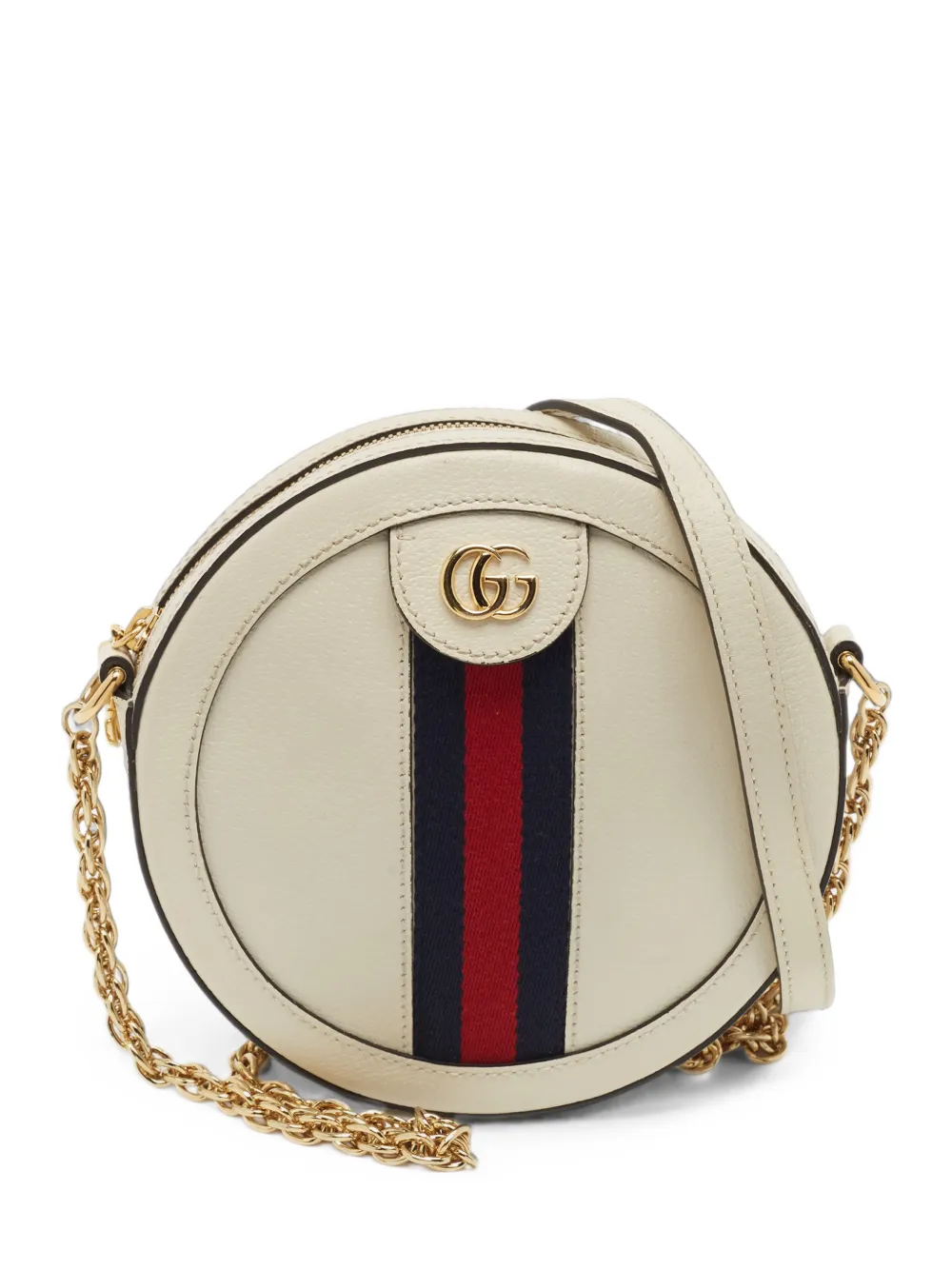 Gucci Pre-Owned Ophidia Round shoulder bag - Nude