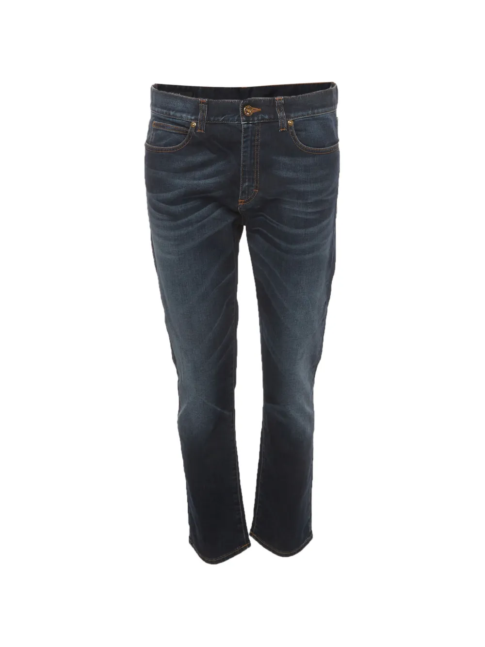 Gucci Pre-Owned embellished boyfriend jeans - Blu