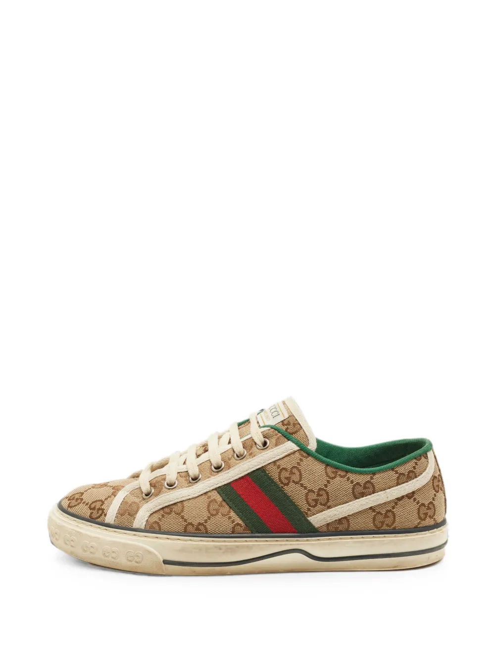Gucci Pre-Owned Tennis 1977 GG sneakers - Nude