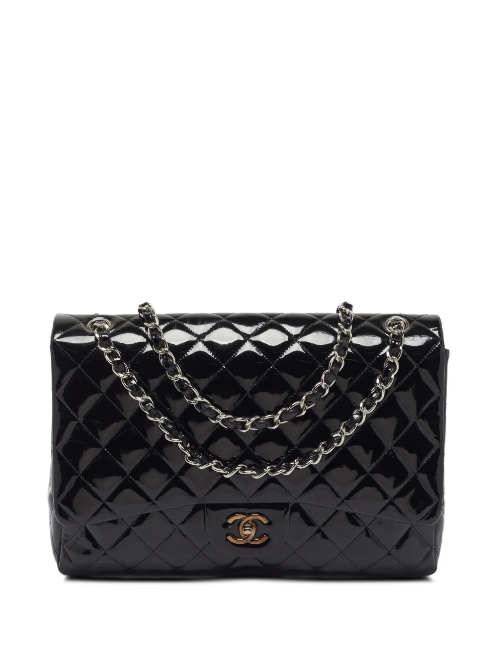 CHANEL Pre-Owned 2009-2010 Classic Single Flap quilted CC turn-lock shoulder bag - Nero