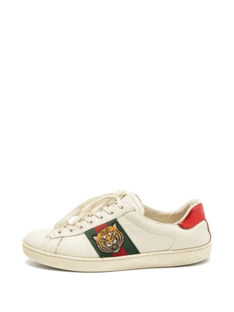 Gucci Pre-Owned tenis Ace con tigre bordado