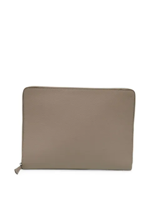 Fendi Pre-Owned grained leather pouch