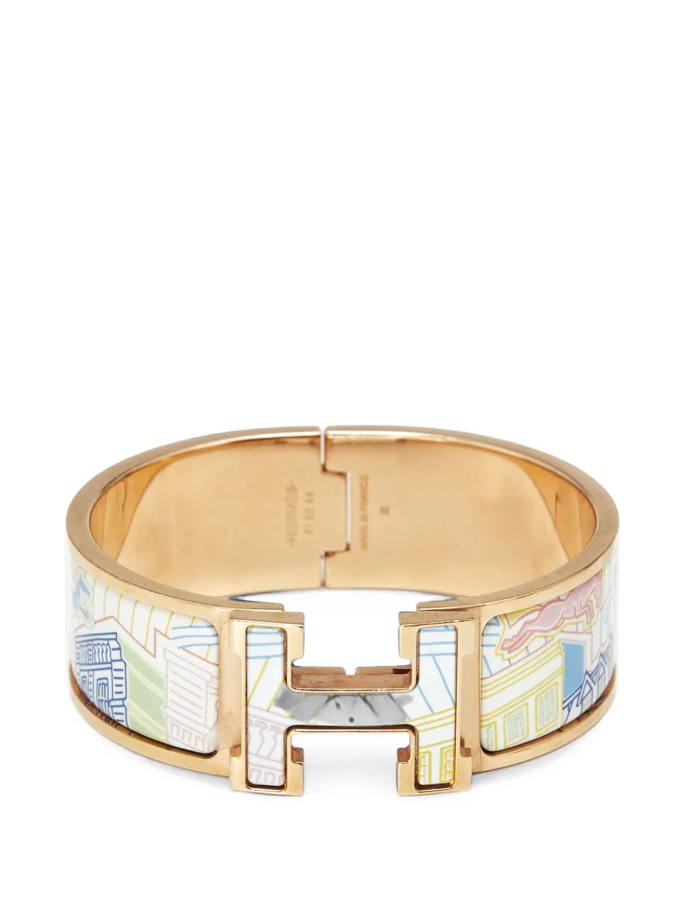 Hermès Pre-Owned Clic Clac H Faubourg City bracelet - Gold