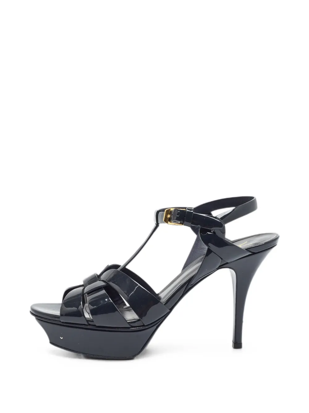 Saint Laurent Pre-Owned Tribute platform sandals - Blau