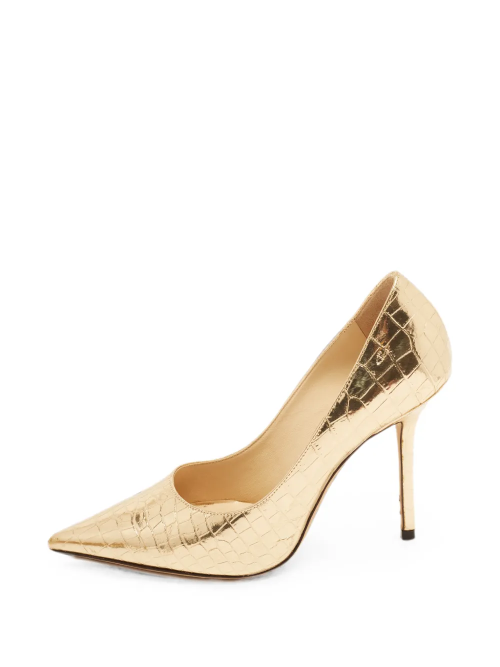Jimmy Choo Pre-Owned leather heeled pumps - Gold