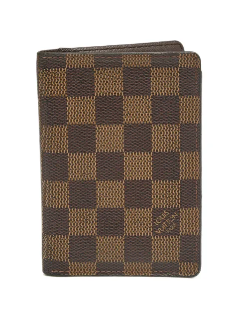 Louis Vuitton Pre-Owned 다미에 에벤 여권 케이스