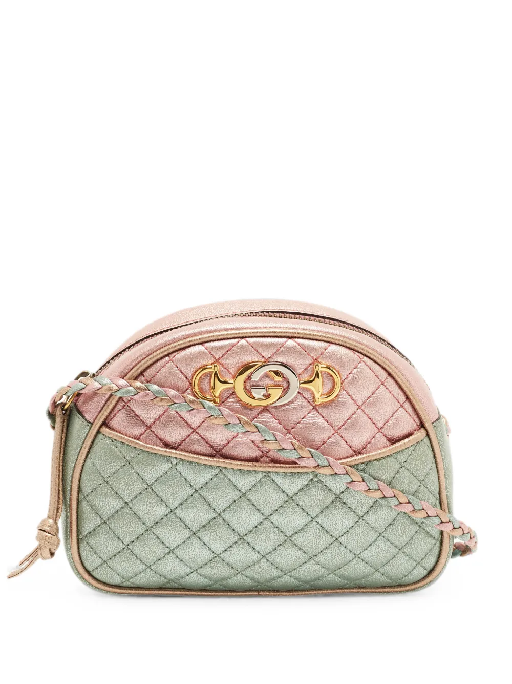 Gucci Pre-Owned mini Zumi quilted crossbody bag - Rosa