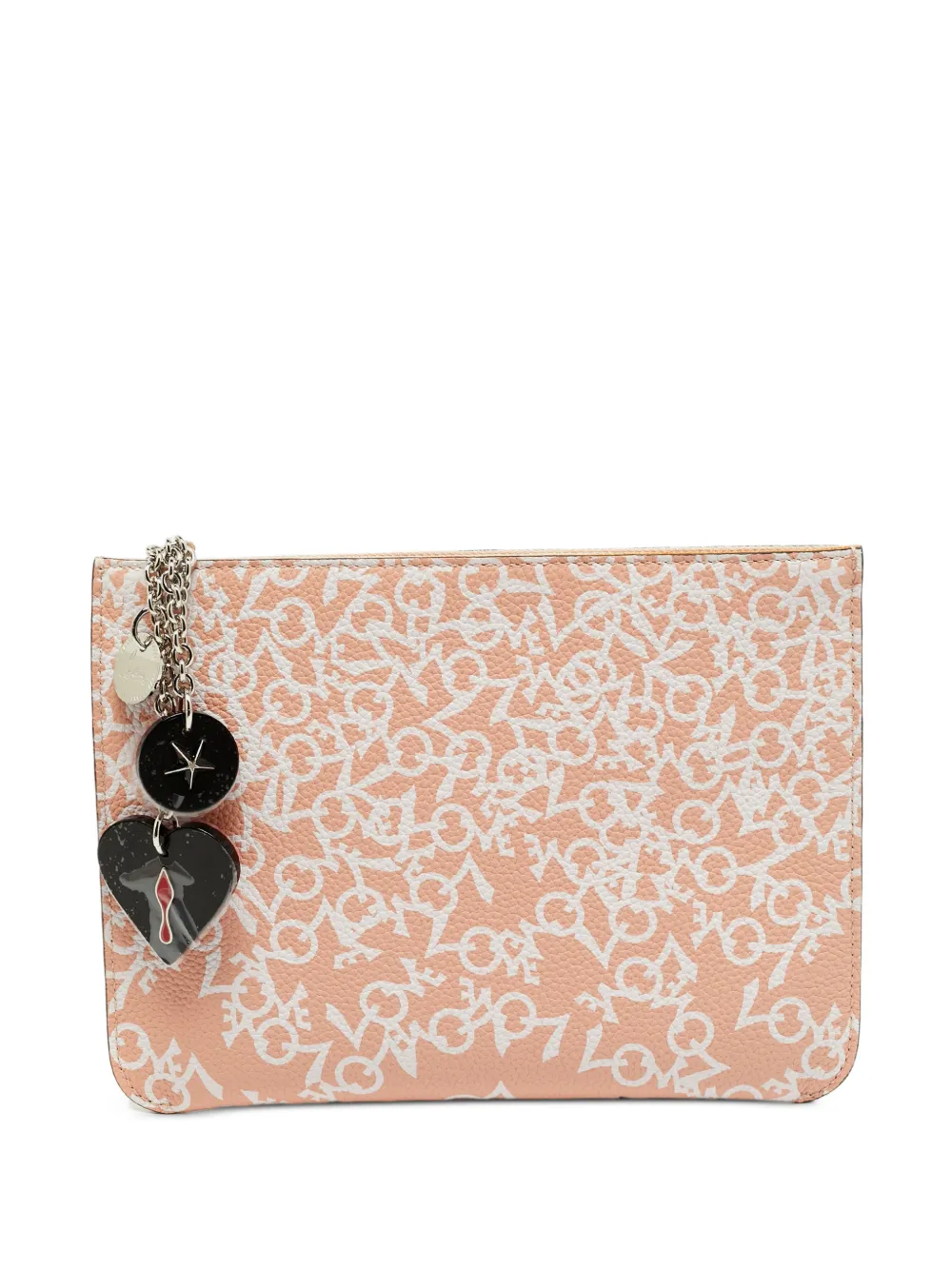 Christian Louboutin Pre-Owned pochette Loubicute à imprimé Love - Rose