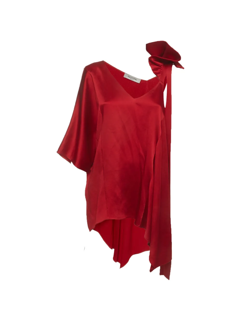 Valentino Garavani Pre-Owned draped top - Rosso