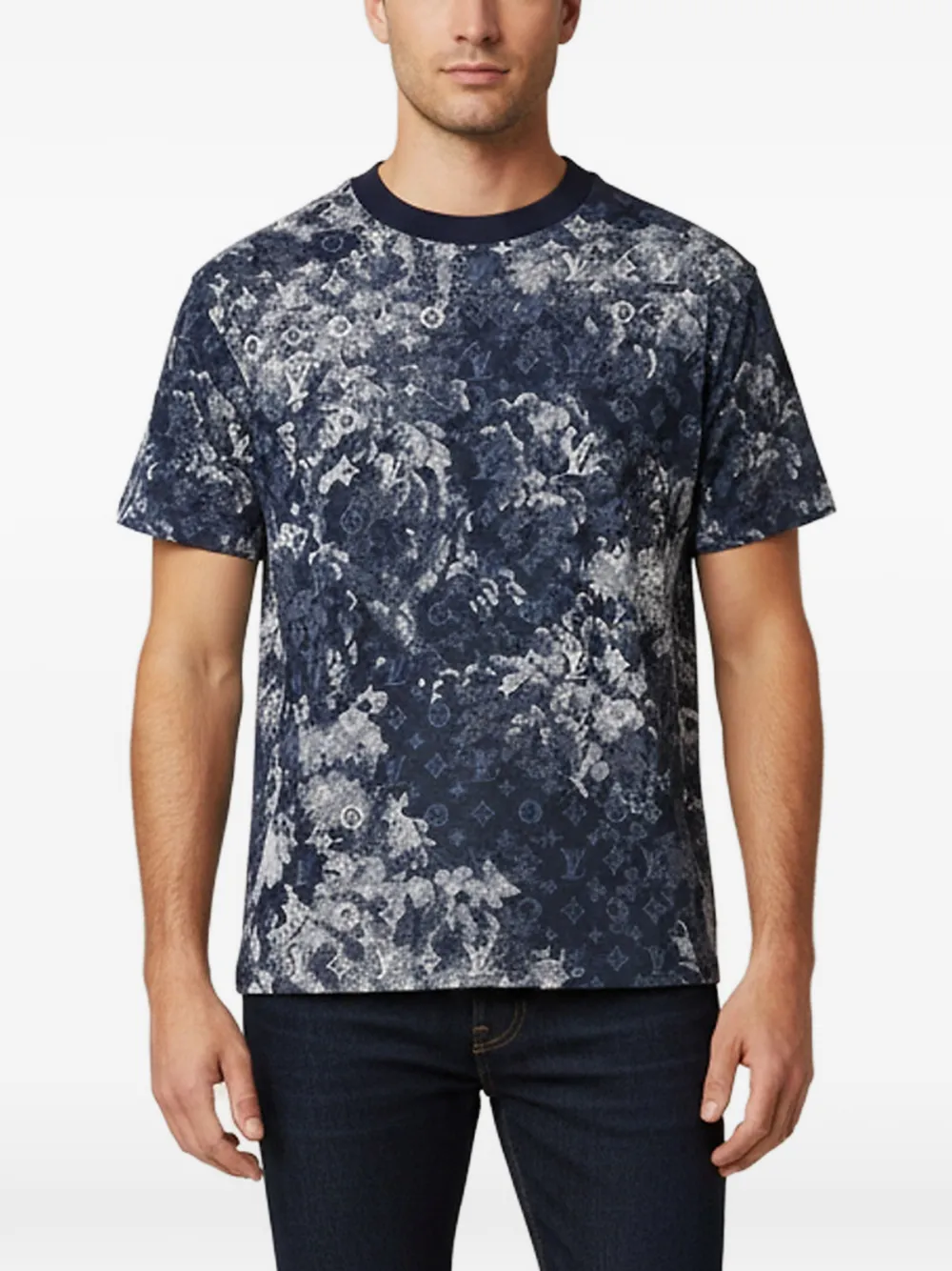Louis Vuitton Pre-Owned tapestry monogram T-shirt - Blau