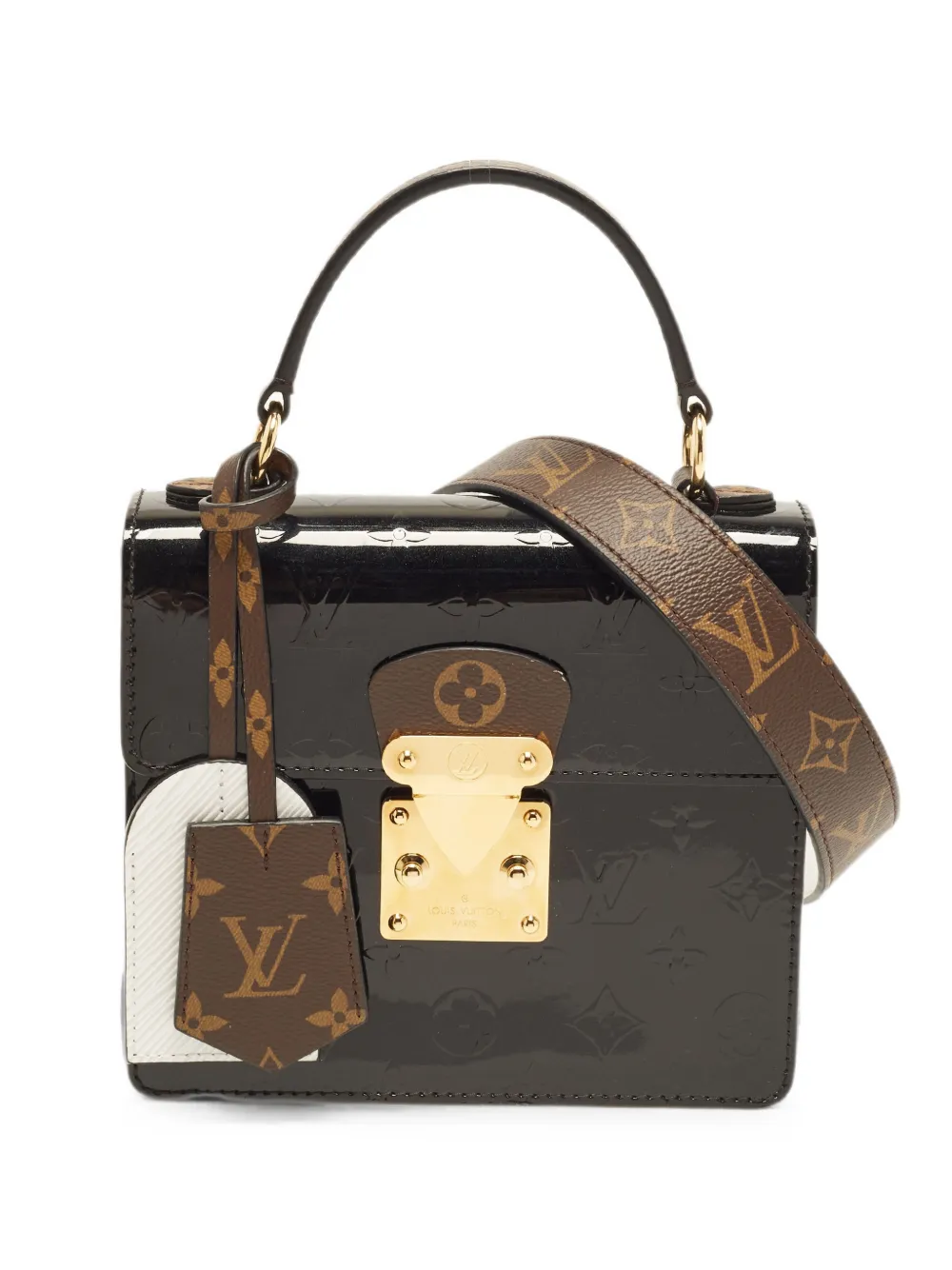 Louis Vuitton Pre-Owned 2019 Spring Street Monogram Vernis mini bag - Nero