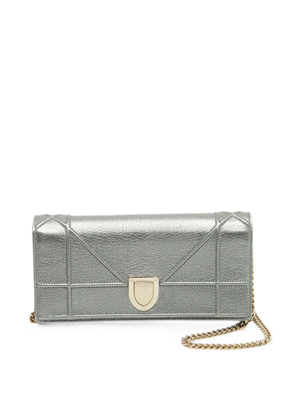 Christian Dior Pre-Owned Diorama geometric cross body bag - Silber