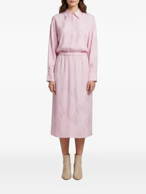 The Attico Charla patterned midi dress