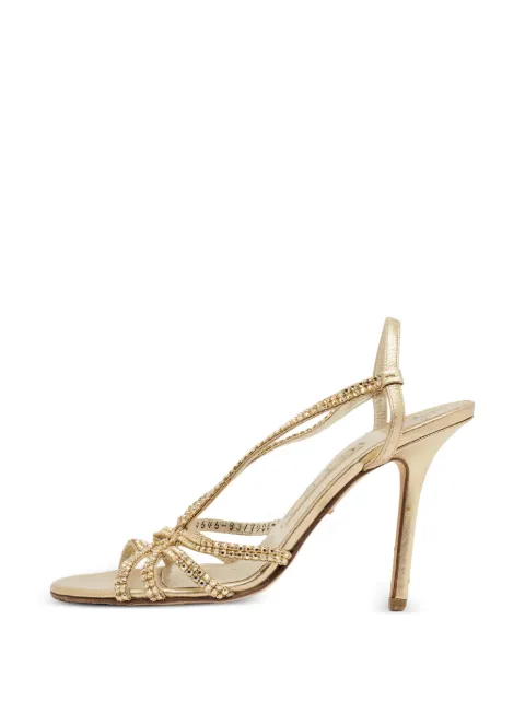 Gina Gina crystal-embellished slingback sandals