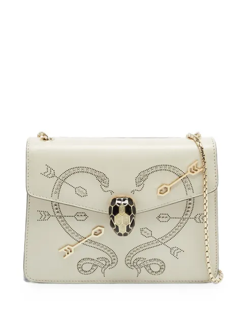 Bvlgari Pre-Owned small Pop Heart Serpenti Forever leather shoulder bag