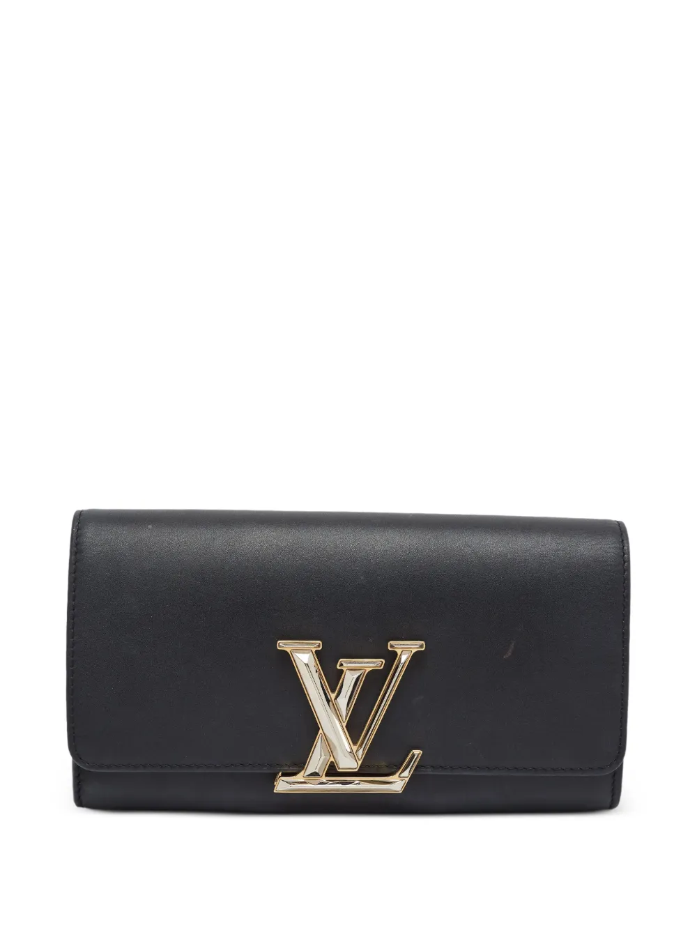 Louis Vuitton Pre-Owned 2010 Louise leather clutch bag - Nero