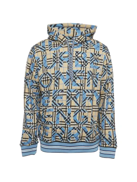 Burberry Pre-Owned hoodie con logo estampado