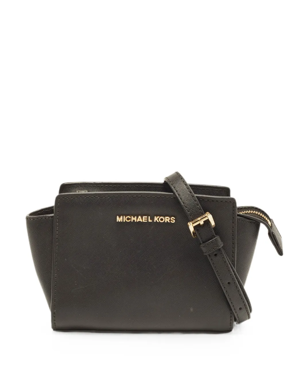 Michael Kors Vintage Selma Saffiano leather crossbody bag - Schwarz