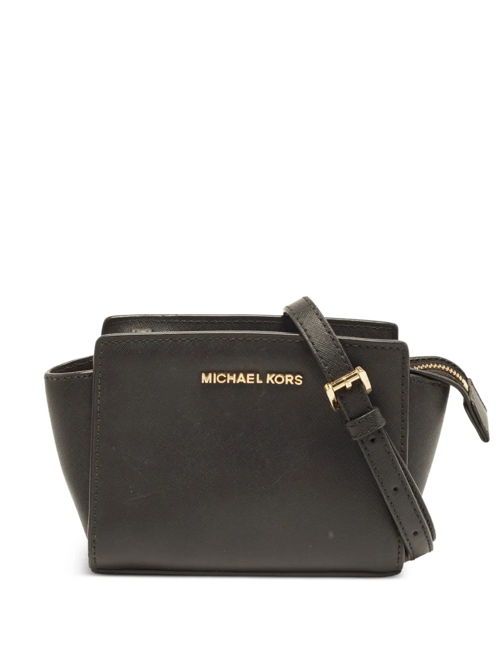 Michael Kors Vintage Selma Saffiano leather crossbody bag - Schwarz