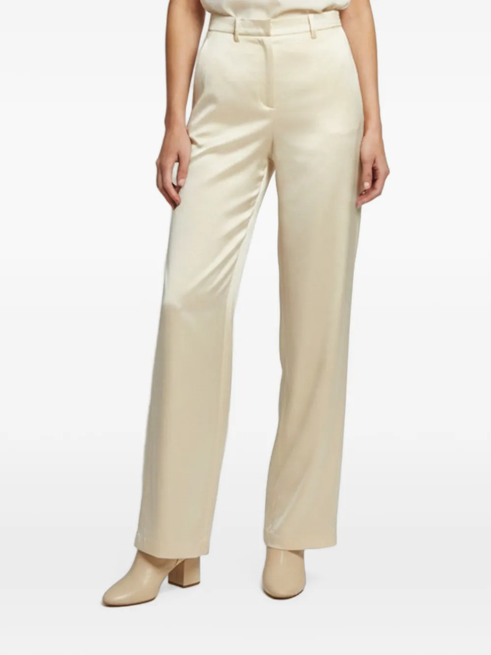 Magda Butrym satin palazzo pants - Toni neutri