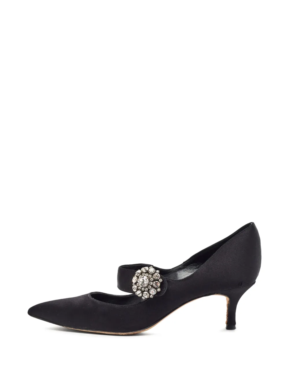 Manolo Blahnik crystal-embellished pumps - Nero