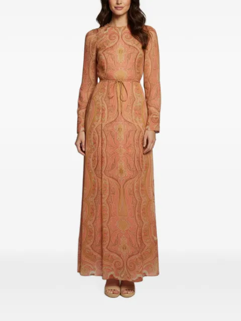 ZIMMERMANN paisley-print long-sleeve maxi dress
