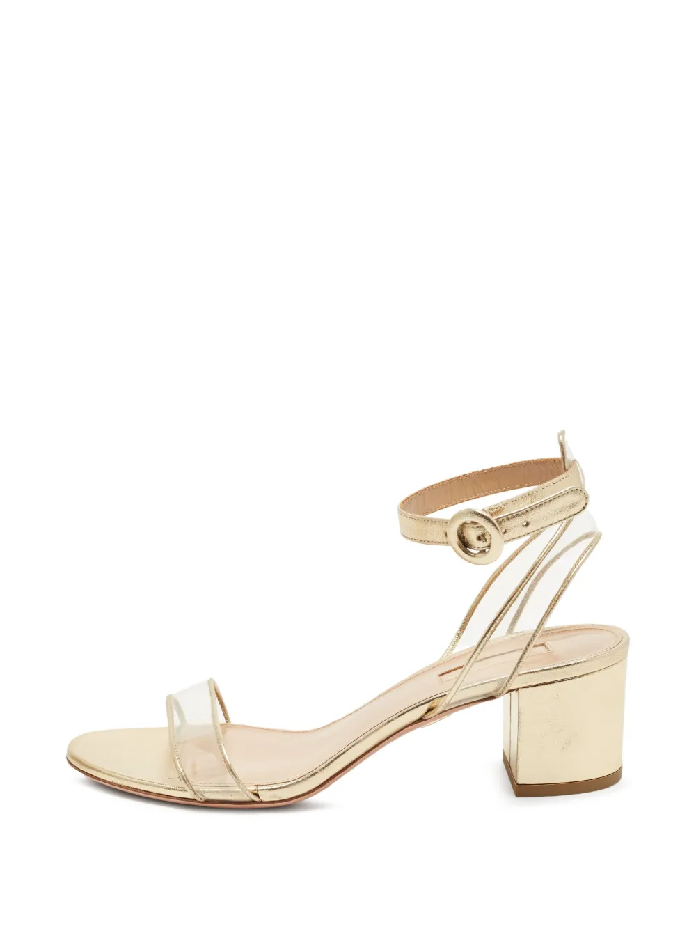Aquazzura Minimalist ankle-strap sandals - Gelb