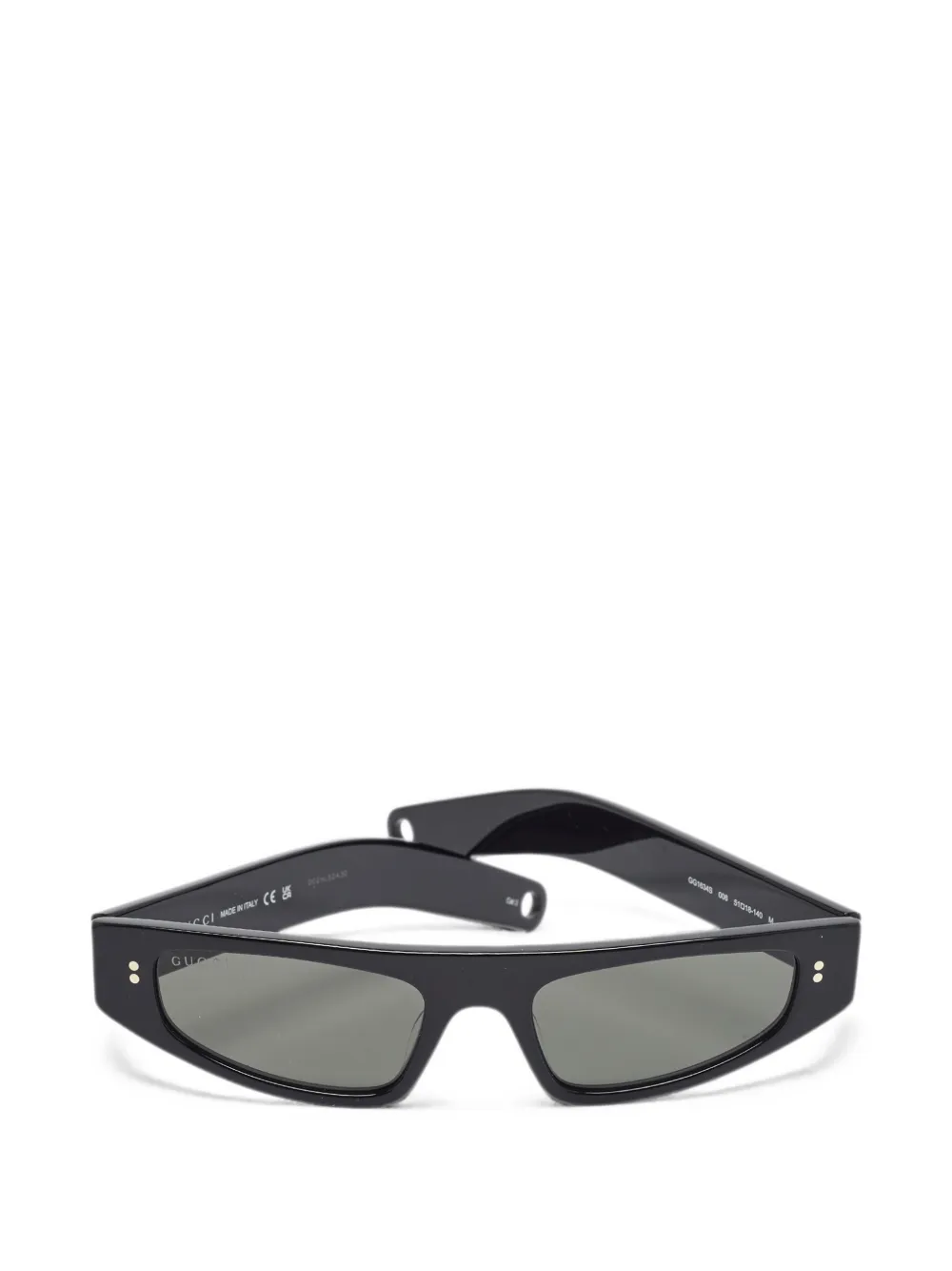 Gucci Pre-Owned GG1634S cat-eye sunglasses - Nero