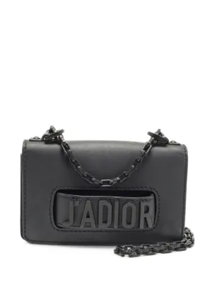 Christian Dior Pre-Owned J'Adior Leather Shoulder Bag | Black