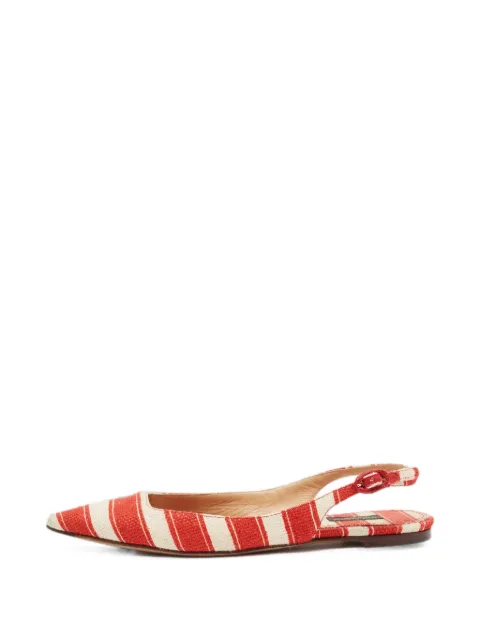 Dolce & Gabbana Pre-Owned pointed-toe slingback flat pumps