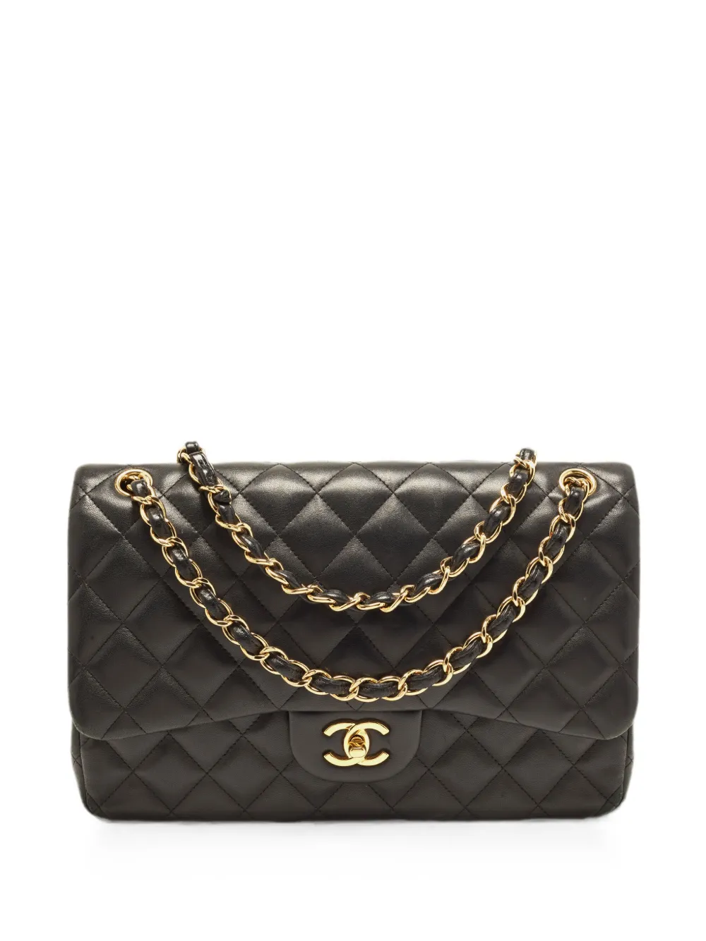 CHANEL Pre-Owned 2015-2016 Classic Double Flap shoulder bag - Black